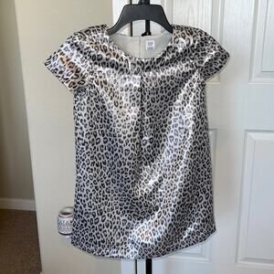 Gap Kids Girls Leopard print dress girls size small NWT